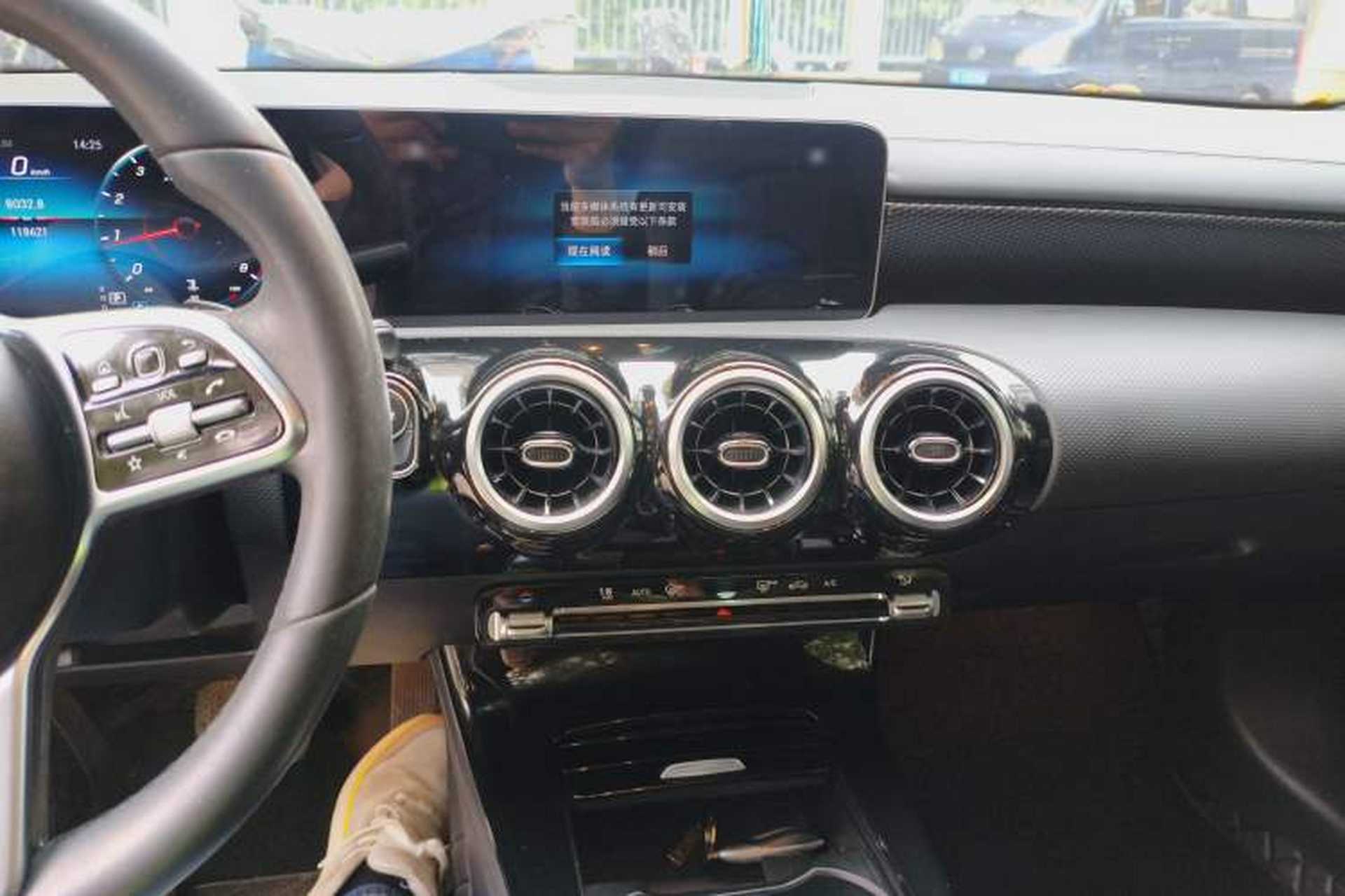Used Mercedes-Benz A-Class 2020 Restyled A 200 L Sport Sedan Dynamic Version Audio And AC Panel