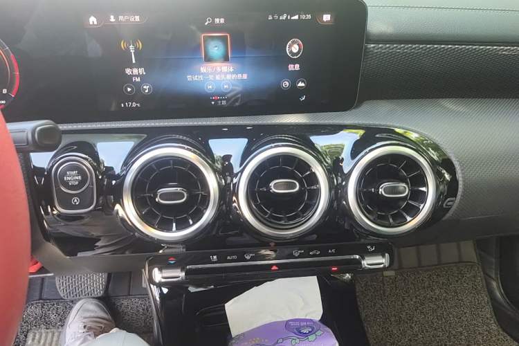 Used Mercedes-Benz A-Class 2020 Restyled A 200 L Sport Sedan Dynamic Version Audio And AC Panel