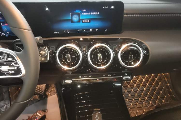Used Mercedes-Benz A-Class 2020 Restyled A 200 L Sport Sedan Dynamic Version Audio And AC Panel