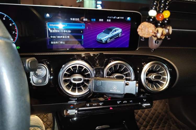 Used Mercedes-Benz A-Class 2020 Restyled A 200 L Sport Sedan Dynamic Version Audio And AC Panel