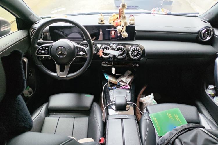 Used Mercedes-Benz A-Class 2020 Second Facelift A 180 L Sport Sedan Center Console