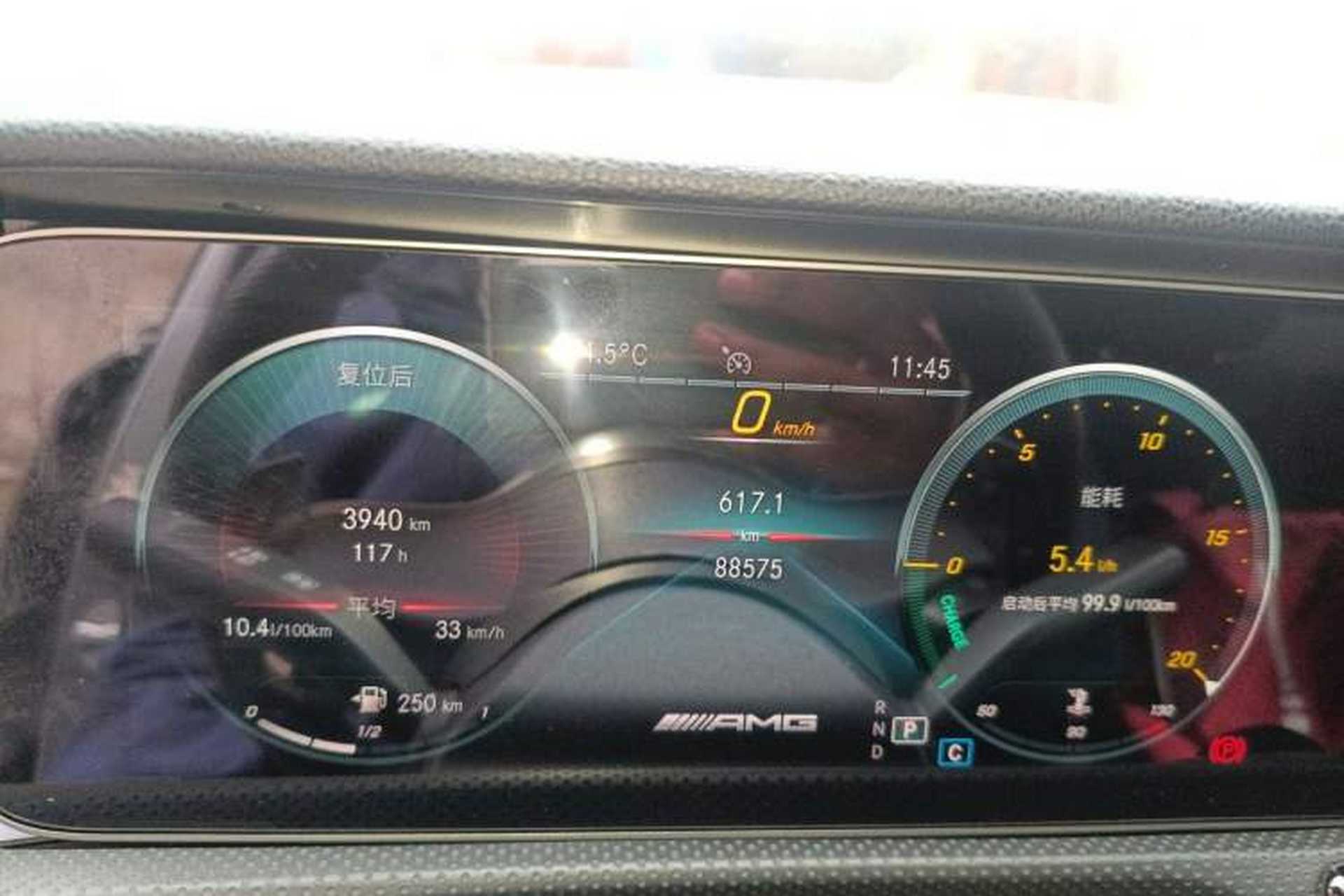 Used Mercedes-Benz A-Class 2020 Restyled A 220 L 4MATIC Sports Sedan Instrument Cluster