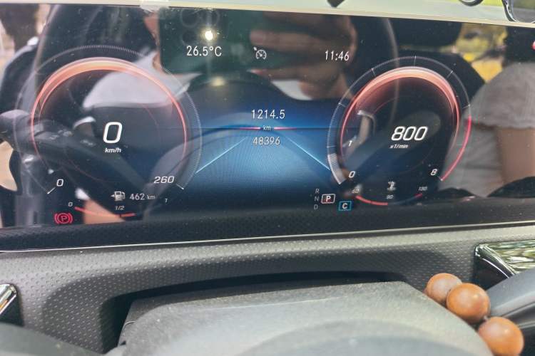 Used Mercedes-Benz A-Class 2020 Restyled A 200 L Sport Sedan Fashion Version Odometer Close Up