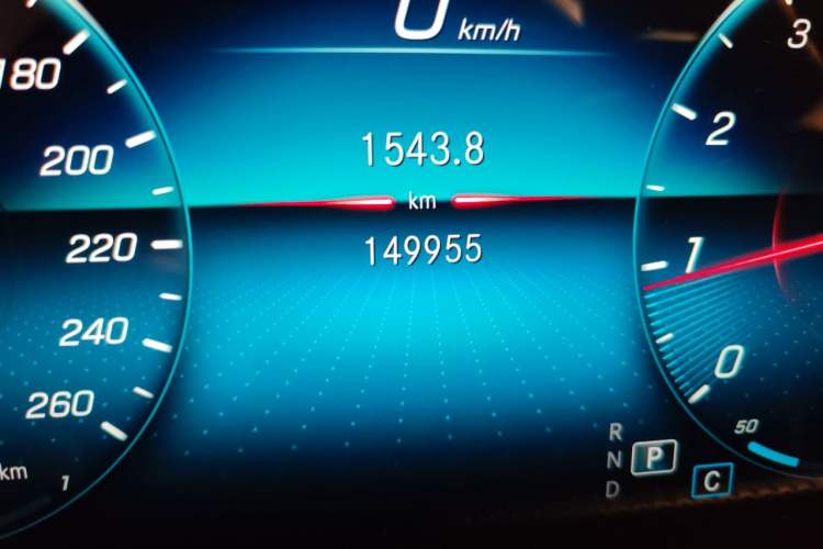 Used Mercedes-Benz A-Class 2020 Restyled A 200 L Sport Sedan Fashion Version Odometer Close Up
