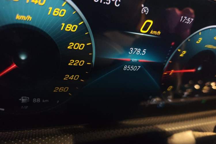 Used Mercedes-Benz A-Class 2020 Restyled A 200 L Sport Sedan Fashion Version Odometer Close Up