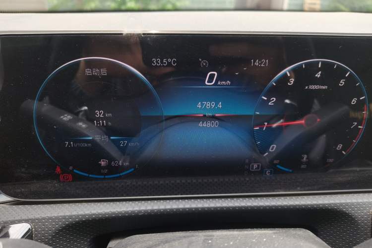 Used Mercedes-Benz A-Class 2020 Restyled A 200 L Sport Sedan Fashion Version Odometer Close Up