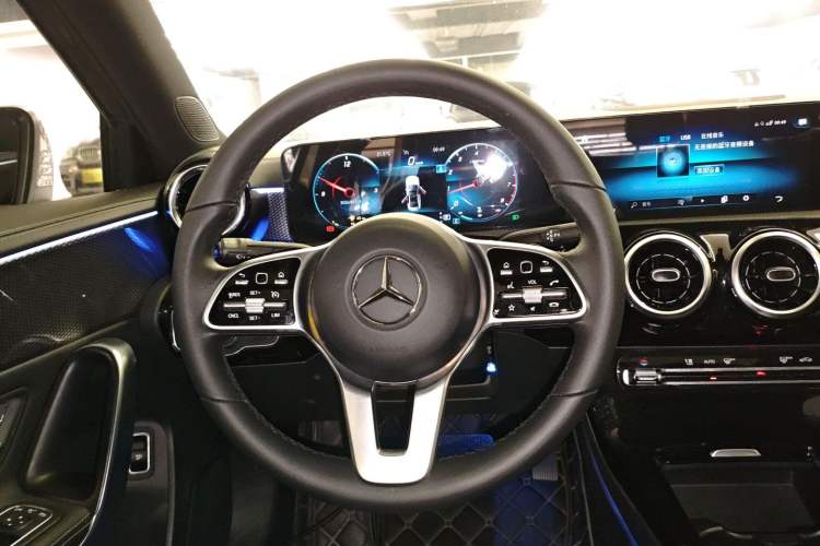 Used Mercedes-Benz A-Class 2020 Restyled A 200 L Sport Sedan Dynamic Version Steering Wheel