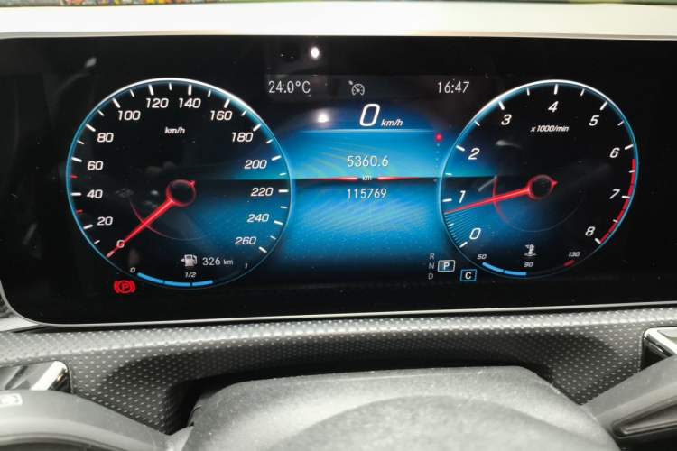 Used Mercedes-Benz A-Class 2020 Restyled A 200 L Sport Sedan Fashion Version Odometer Close Up