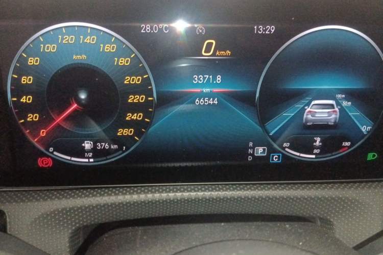 Used Mercedes-Benz A-Class 2020 Restyled A 200 L Sport Sedan Dynamic Version Odometer Close Up
