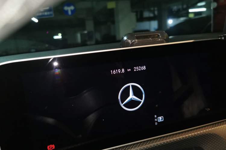 Used Mercedes-Benz A-Class 2020 A 200 L Sport Sedan Odometer Close Up