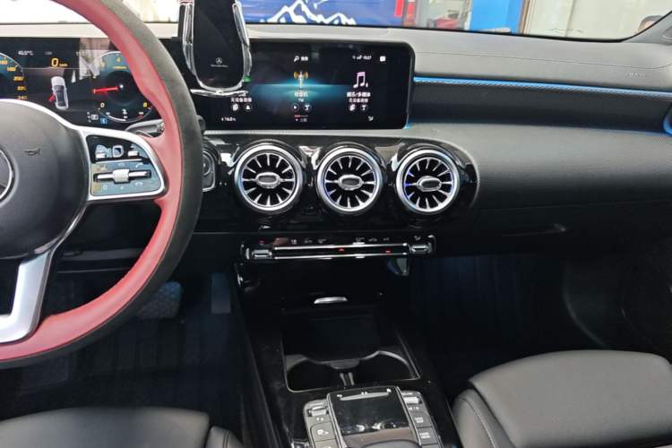 Used Mercedes-Benz A-Class 2020 Restyled A 200 L Sport Sedan Dynamic Version Audio And AC Panel