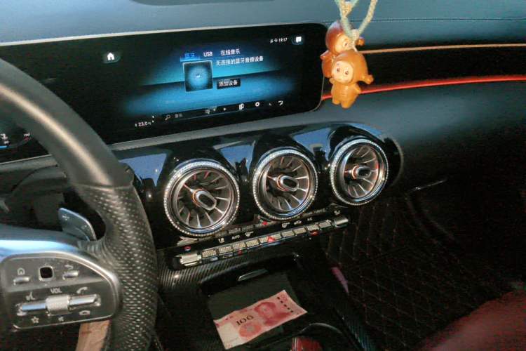 Used Mercedes-Benz A-Class 2020 A 200 L Sport Sedan Audio And AC Panel