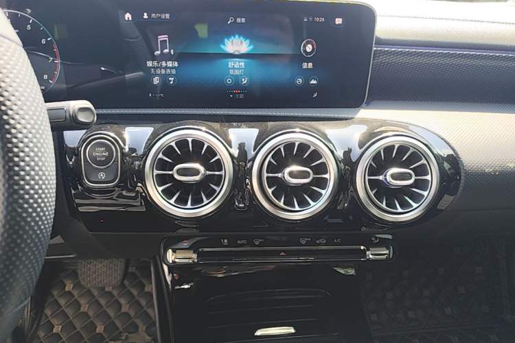 Used Mercedes-Benz A-Class 2020 A 200 L Sport Sedan Audio And AC Panel