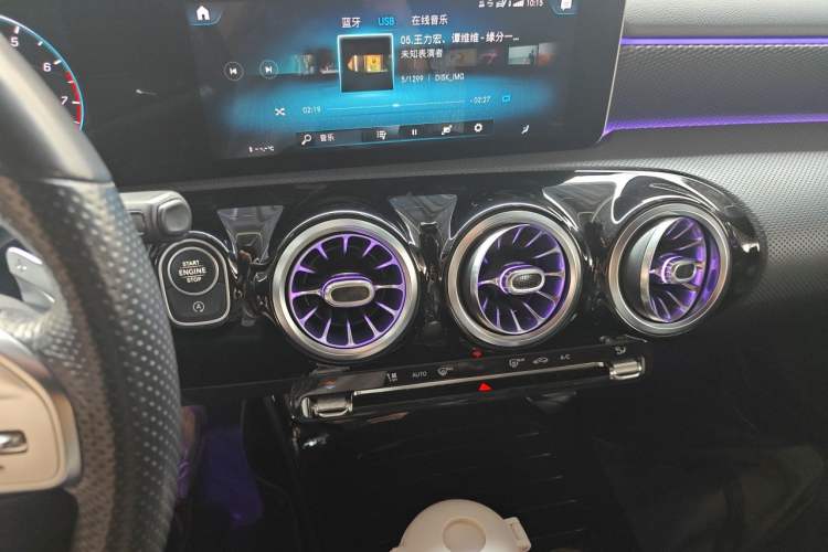 Used Mercedes-Benz A-Class 2020 A 200 L Sport Sedan Audio And AC Panel
