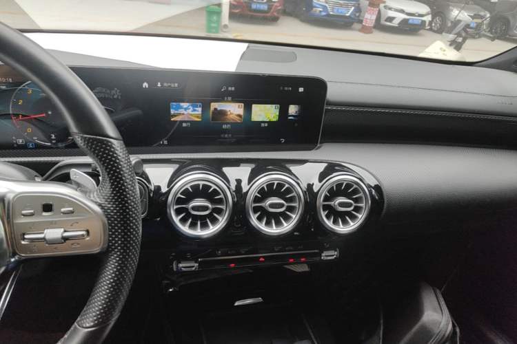 Used Mercedes-Benz A-Class 2020 A 200 L Sport Sedan Audio And AC Panel
