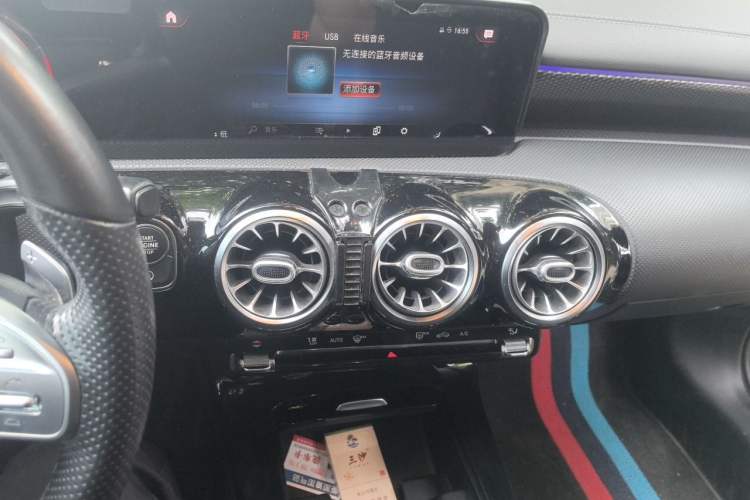 Used Mercedes-Benz A-Class 2020 Restyled A 200 L Sport Sedan Dynamic Version Audio And AC Panel