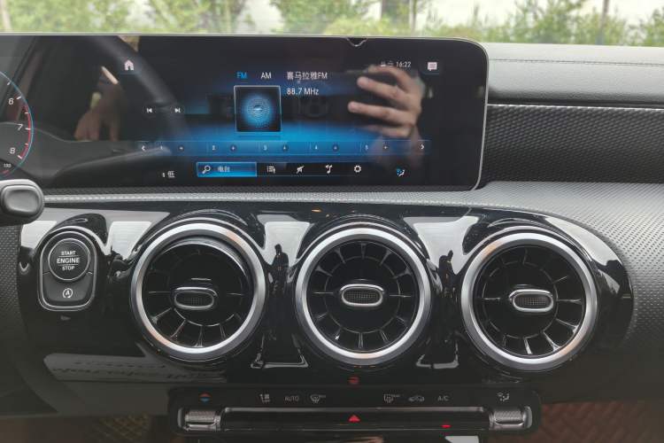 Used Mercedes-Benz A-Class 2020 Restyled A 200 L Sport Sedan Dynamic Version Audio And AC Panel