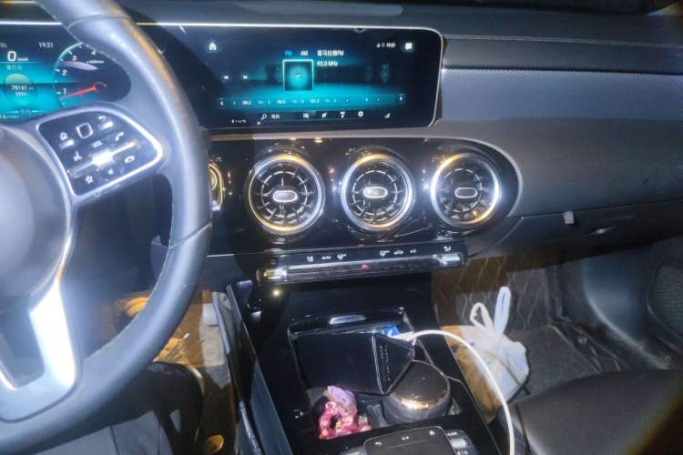 Used Mercedes-Benz A-Class 2020 Second Facelift A 180 L Sport Sedan Audio And AC Panel