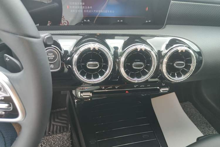 Used Mercedes-Benz A-Class 2020 Second Facelift A 180 L Sport Sedan Audio And AC Panel