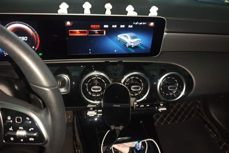 Used Mercedes-Benz A-Class 2020 Second Facelift A 180 L Sport Sedan Audio And AC Panel
