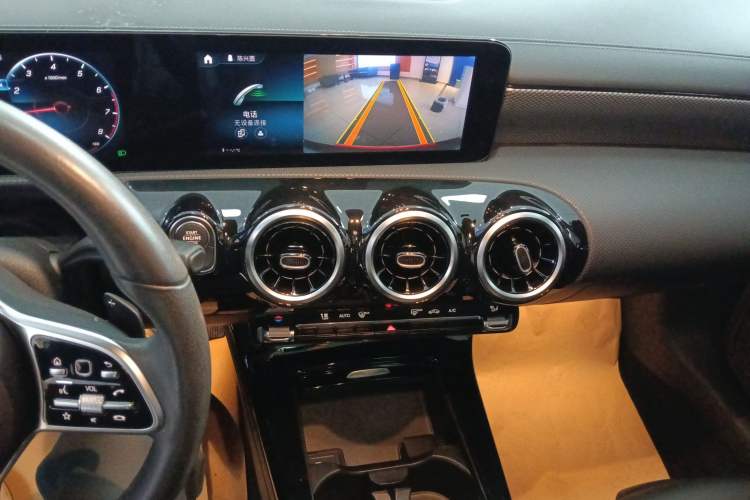 Used Mercedes-Benz A-Class 2020 Second Facelift A 180 L Sport Sedan Audio And AC Panel