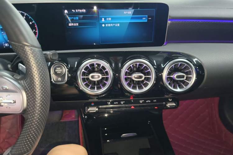 Used Mercedes-Benz A-Class 2020 Restyled A 200 L Sport Sedan Fashion Version Audio And AC Panel