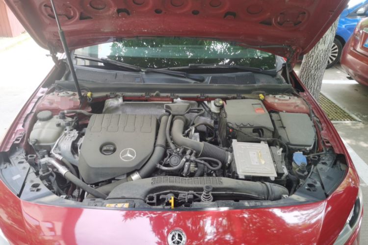 Used Mercedes-Benz A-Class 2020 Second Facelift A 180 L Sport Sedan Engine Bay