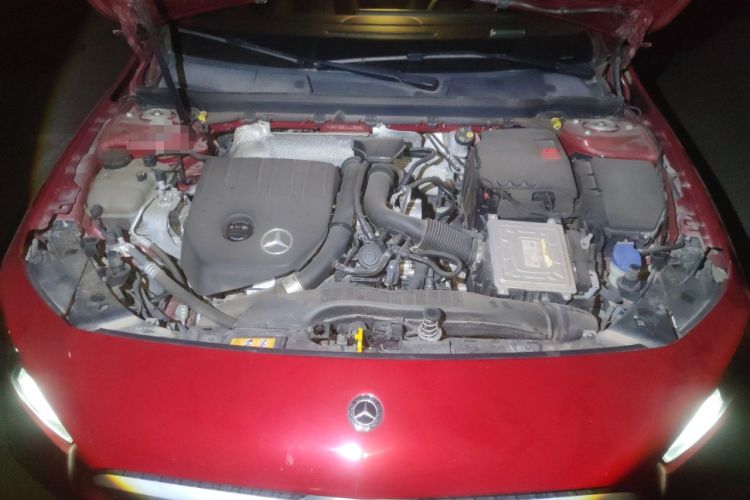 Used Mercedes-Benz A-Class 2020 Second Facelift A 180 L Sport Sedan Engine Bay