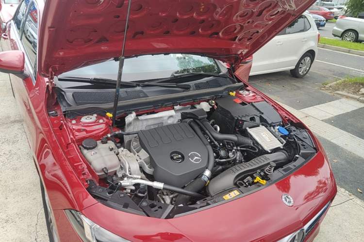 Used Mercedes-Benz A-Class 2020 Second Facelift A 180 L Sport Sedan Engine Bay