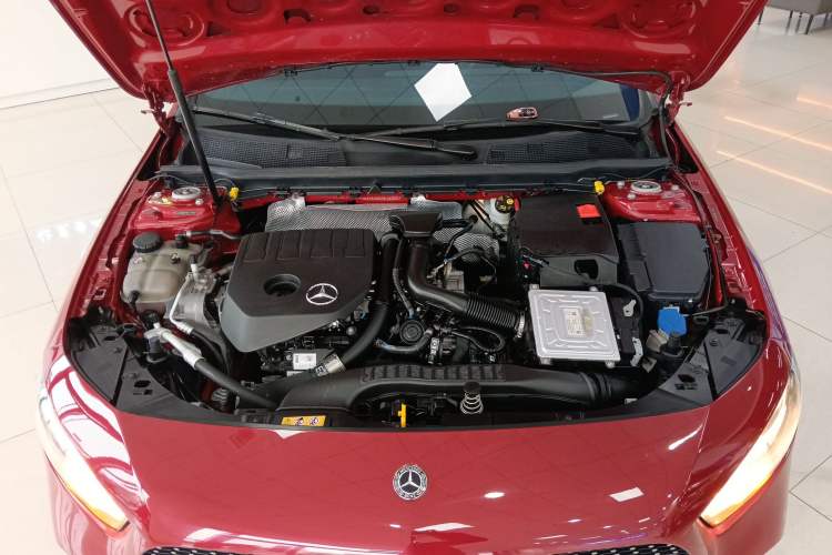 Used Mercedes-Benz A-Class 2020 Second Facelift A 180 L Sport Sedan Engine Bay