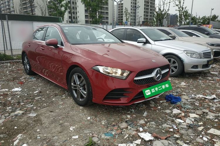 Used Mercedes-Benz A-Class 2020 Second Facelift A 180 L Sport Sedan Front Right 45 Deg