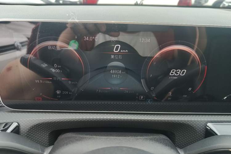 Used Mercedes-Benz A-Class 2020 Second Facelift A 180 L Sport Sedan Instrument Cluster