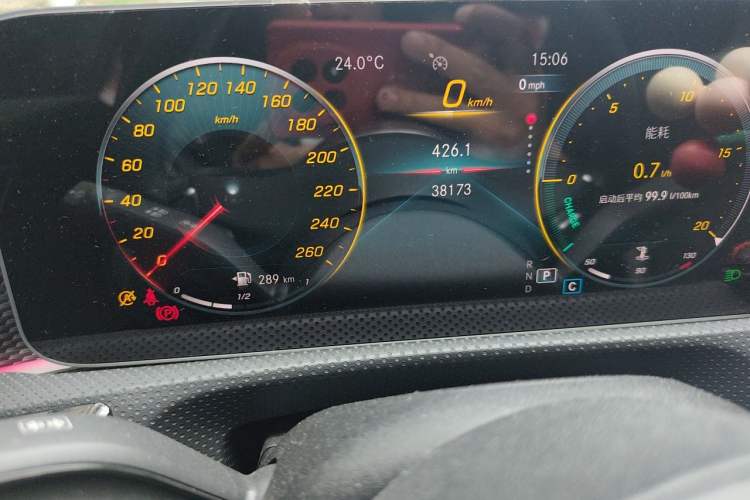 Used Mercedes-Benz A-Class 2020 Restyled A 200 L Sport Sedan Fashion Version Odometer Close Up