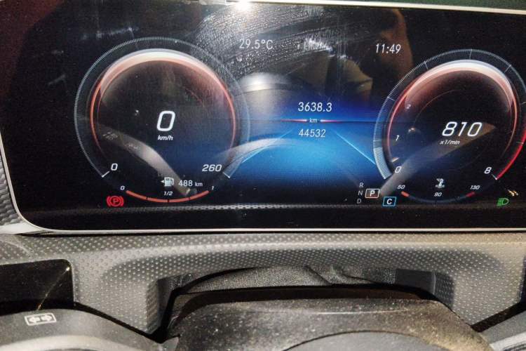 Used Mercedes-Benz A-Class 2020 Restyled A 200 L Sport Sedan Fashion Version Odometer Close Up