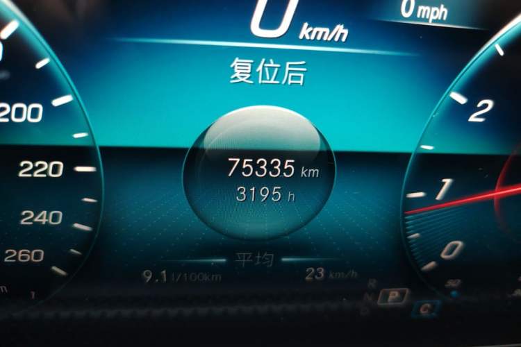 Used Mercedes-Benz A-Class 2020 Restyled A 200 L Sport Sedan Fashion Version Odometer Close Up