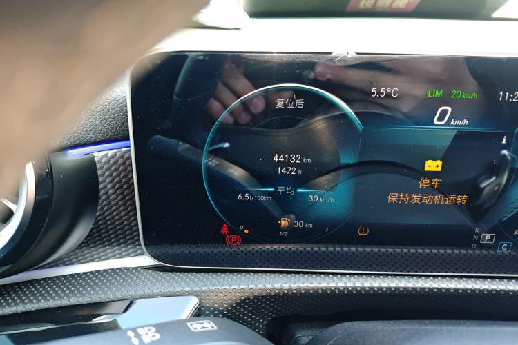 Used Mercedes-Benz A-Class 2020 Restyled A 200 L Sport Sedan Fashion Version Odometer Close Up