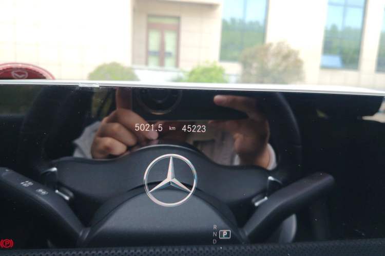 Used Mercedes-Benz A-Class 2020 A 200 L Sport Sedan Odometer Close Up