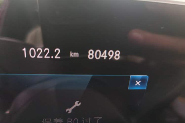 Used Mercedes-Benz A-Class 2020 Second Facelift A 180 L Sport Sedan Odometer Close Up