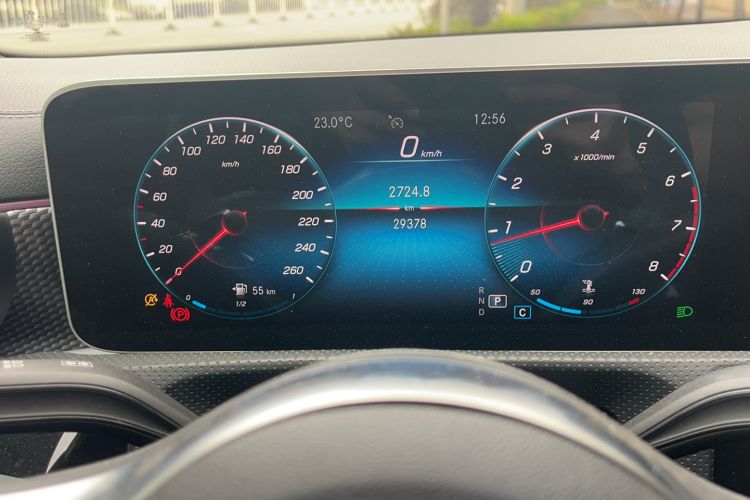 Used Mercedes-Benz A-Class 2020 Restyled A 200 L Sport Sedan Fashion Version Odometer Close Up