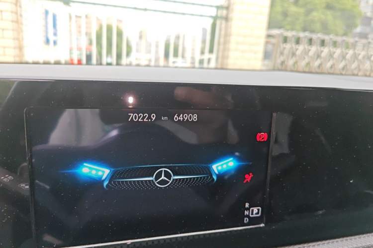 Used Mercedes-Benz A-Class 2020 A 180 L Sport Sedan Odometer Close Up