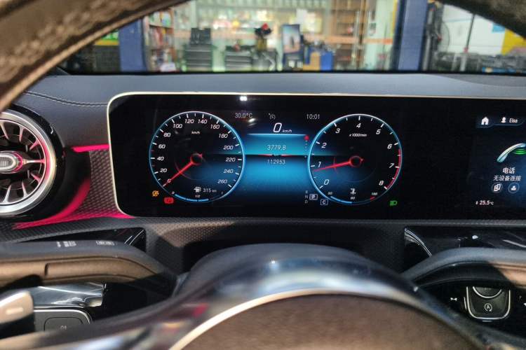 Used Mercedes-Benz A-Class 2020 Restyled A 200 L Sport Sedan Fashion Version Odometer Close Up
