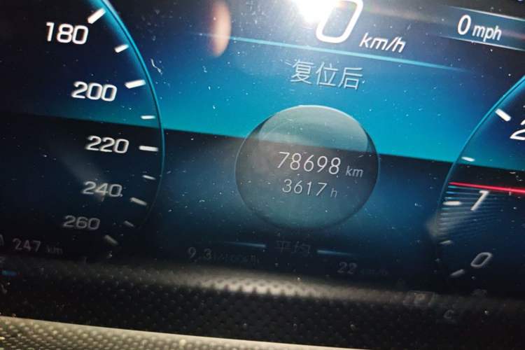 Used Mercedes-Benz A-Class 2020 Restyled A 200 L Sport Sedan Fashion Version Odometer Close Up