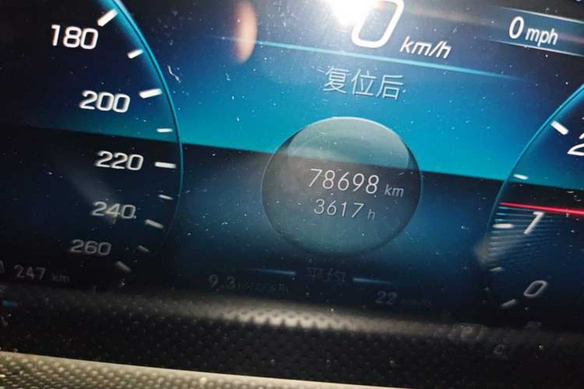 Used Mercedes-Benz A-Class 2020 Restyled A 200 L Sport Sedan Fashion Version Odometer Close Up