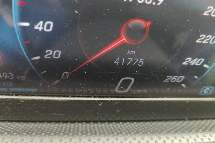 Used Mercedes-Benz A-Class 2020 A 180 L Sport Sedan Odometer Close Up