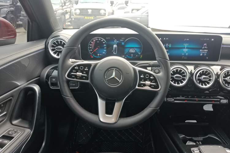 Used Mercedes-Benz A-Class 2020 Restyled A 200 L Sport Sedan Dynamic Version Steering Wheel
