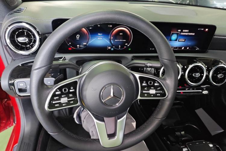 Used Mercedes-Benz A-Class 2020 Restyled A 200 L Sport Sedan Dynamic Version Steering Wheel