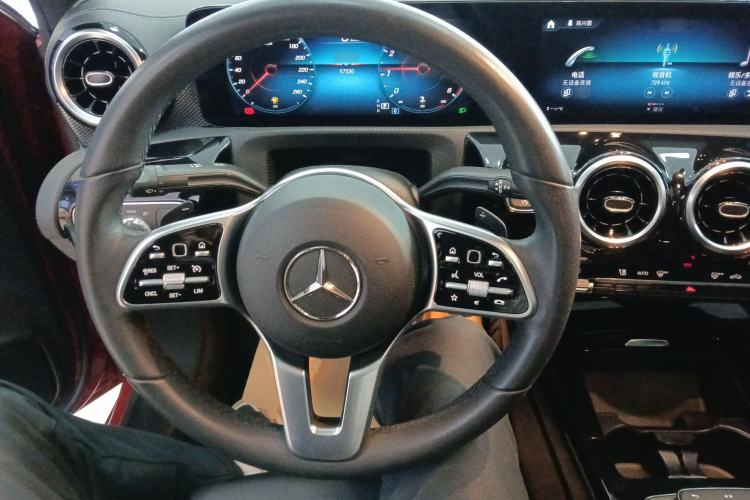 Used Mercedes-Benz A-Class 2020 Second Facelift A 180 L Sport Sedan Steering Wheel