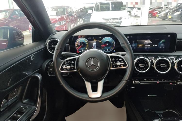 Used Mercedes-Benz A-Class 2020 Restyled A 200 L Sport Sedan Dynamic Version Steering Wheel