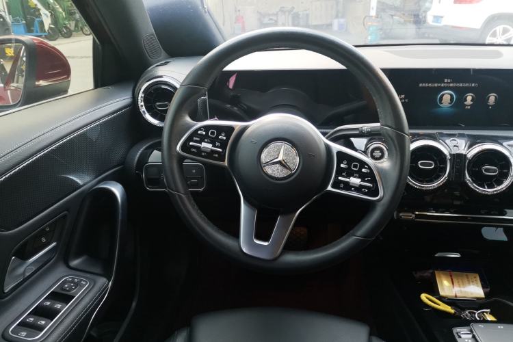 Used Mercedes-Benz A-Class 2020 Restyled A 200 L Sport Sedan Dynamic Version Steering Wheel