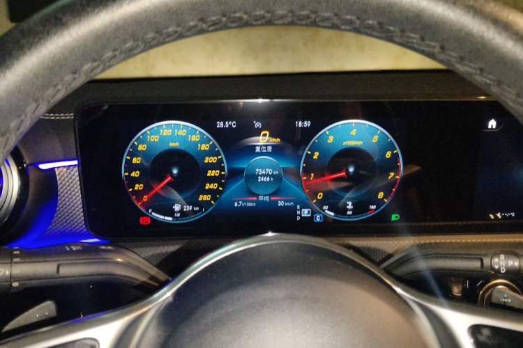 Used Mercedes-Benz A-Class 2020 Second Facelift A 180 L Sport Sedan Instrument Cluster